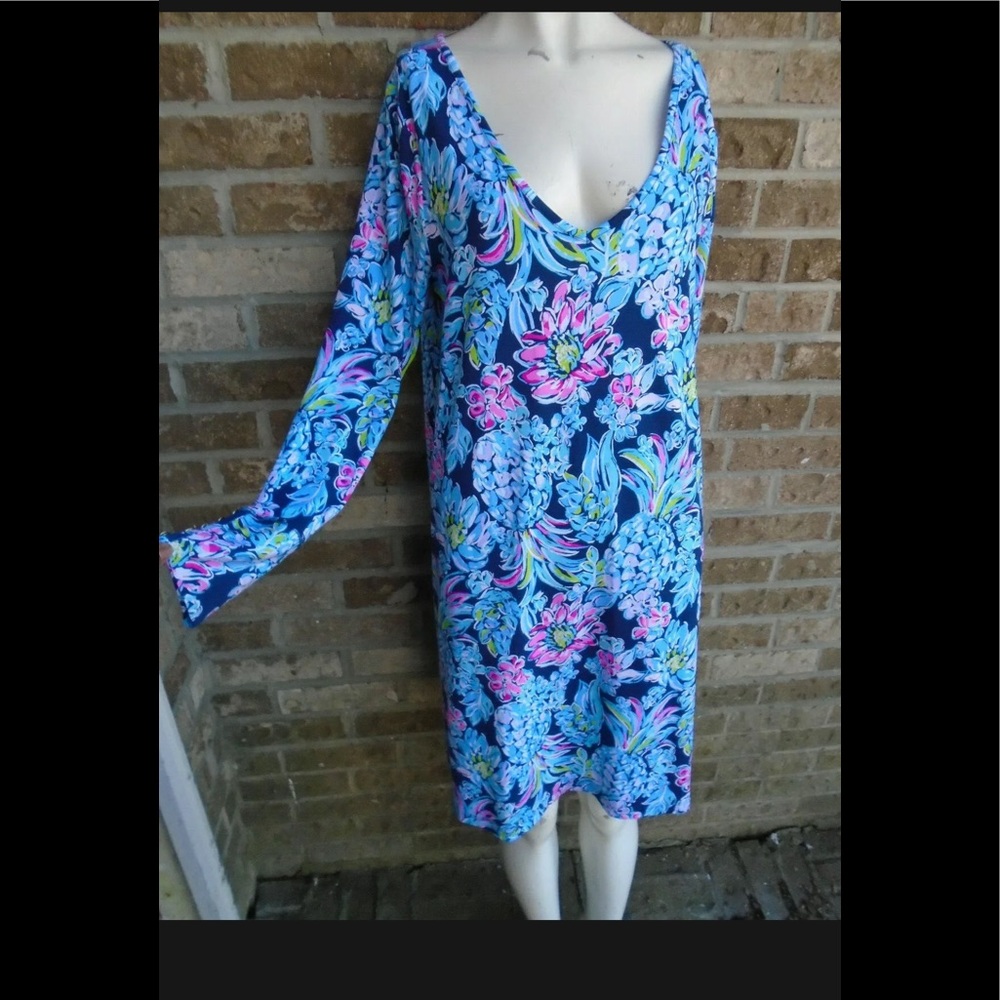 Lilly Pulitzer Kaisley Dual Neck Dress Sz XL NWT